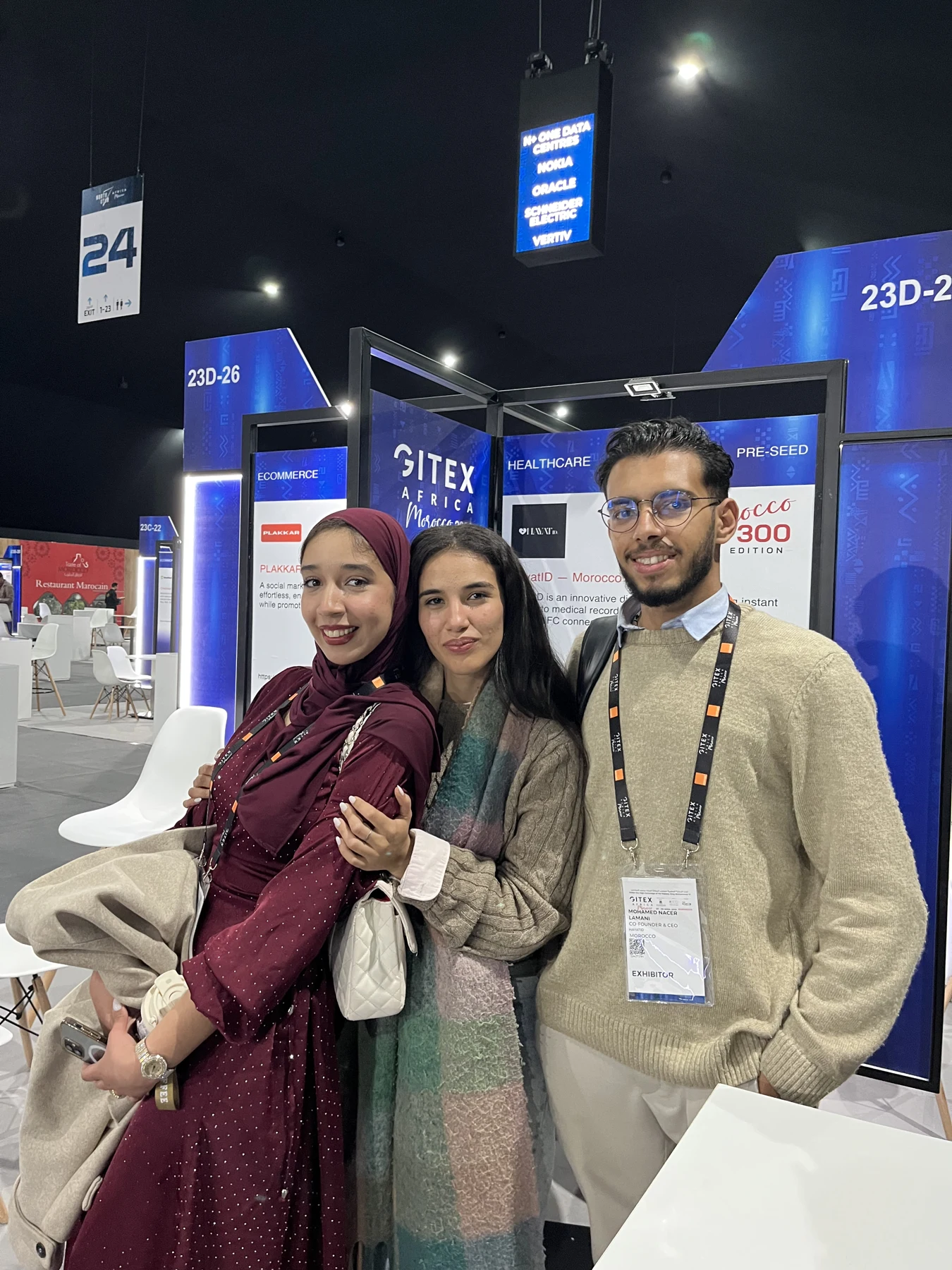 Avec Kenza et Kaoutar à GITEX AFRICA 2026