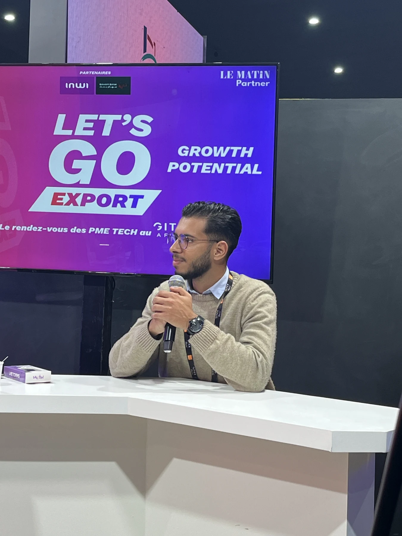 Nacer Lamani prend la parole avec Le Matin à GITEX AFRICA 2026